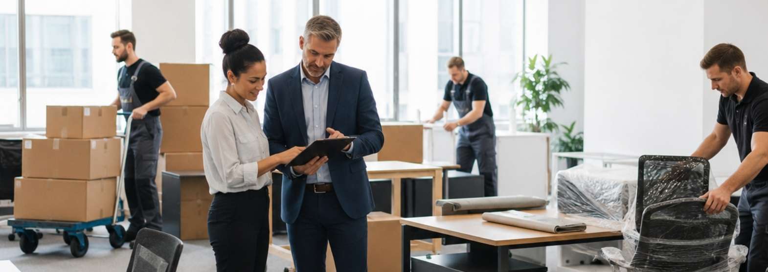 Réussir un déménagement de bureau